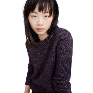 Madewell Women's Crew Neck Sweater - Purple